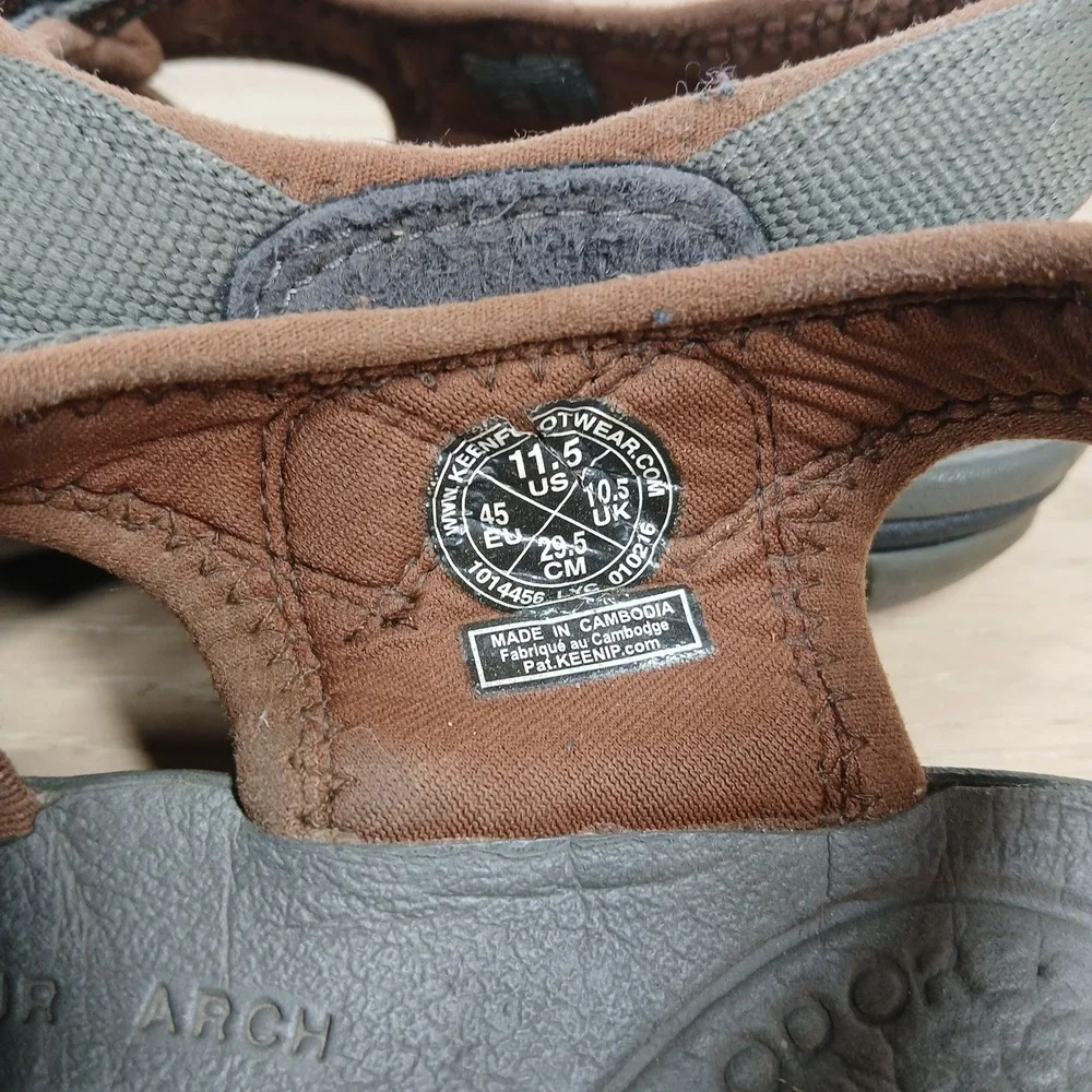 Keen Newport H2 Sandals Mens 11.5 Brown Leather Water Outdoor Gorpcore